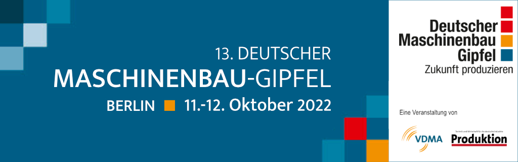 Maschinenbau-Gipfel 22 Banner